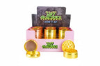 Tuff Shredder - 45MM 4 Piece Grinder with Ashtray | Gold & Copper Colors