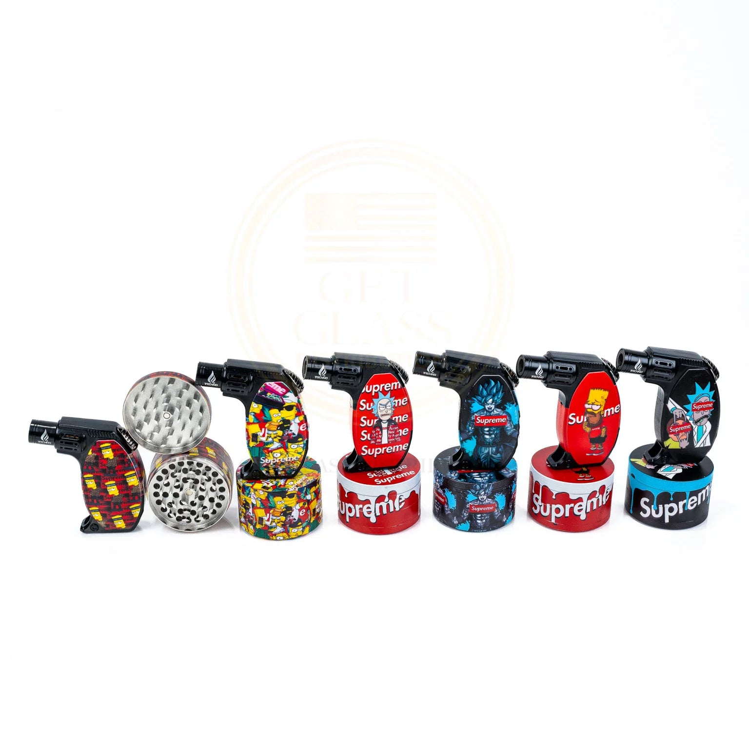 Torch And Grinder Combo Set | Assorted Styles