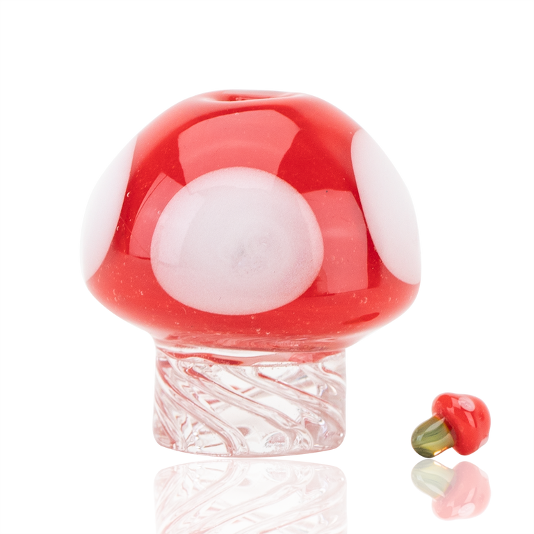 Empire Glassworks Spinner Cap - Mushroom | EGAC03 Main image