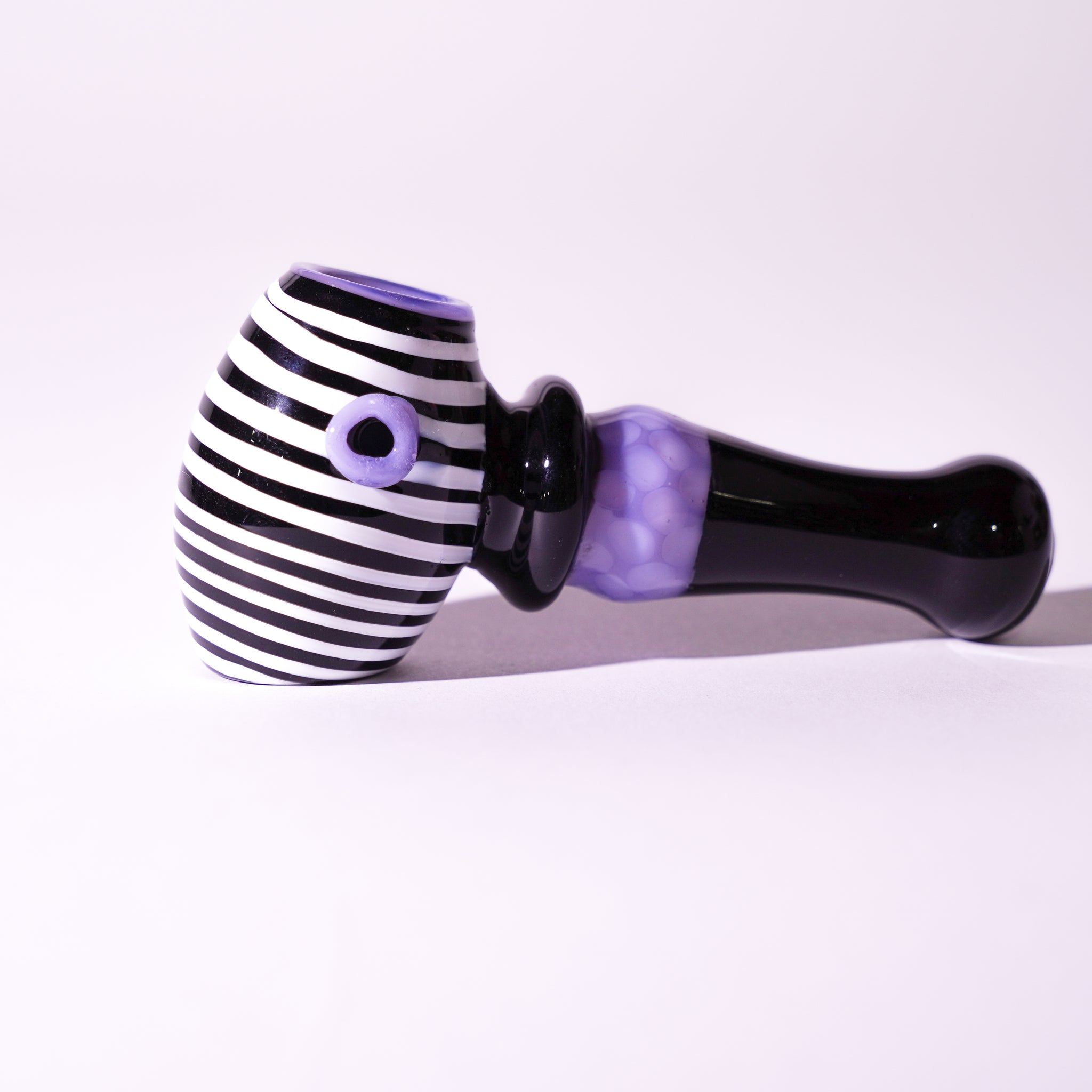 Premium Slyme Black Handpipe with spiral head | HP346