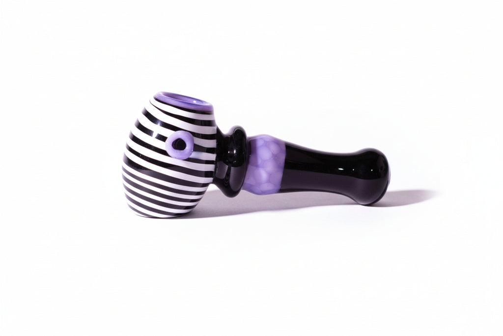 Premium Slyme Black Handpipe with spiral head | HP346