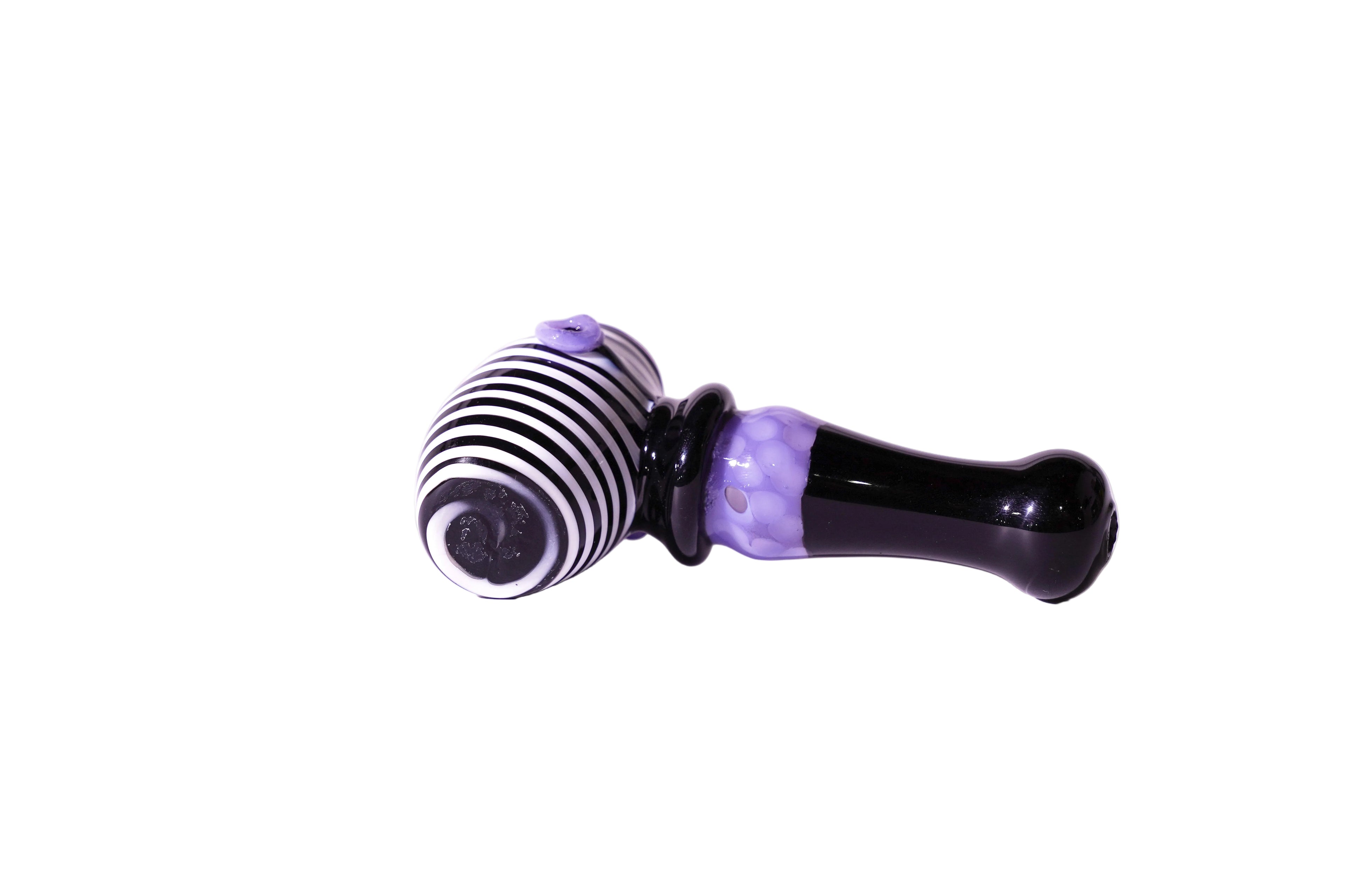 Premium Slyme Black Handpipe with spiral head | HP346