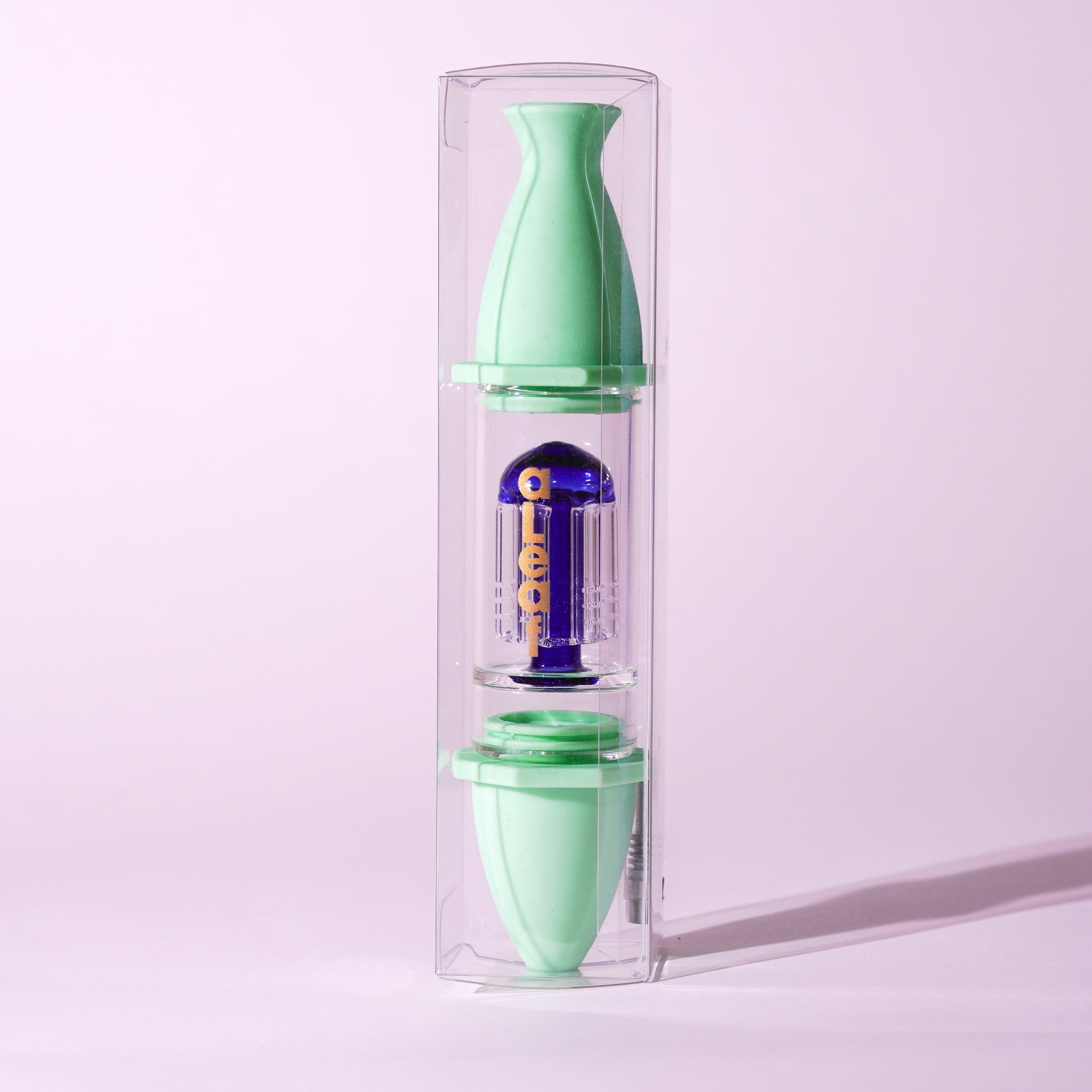 Aleaf - Silicon Nectar Collector with glass matric perk & titanium tip- SL122C