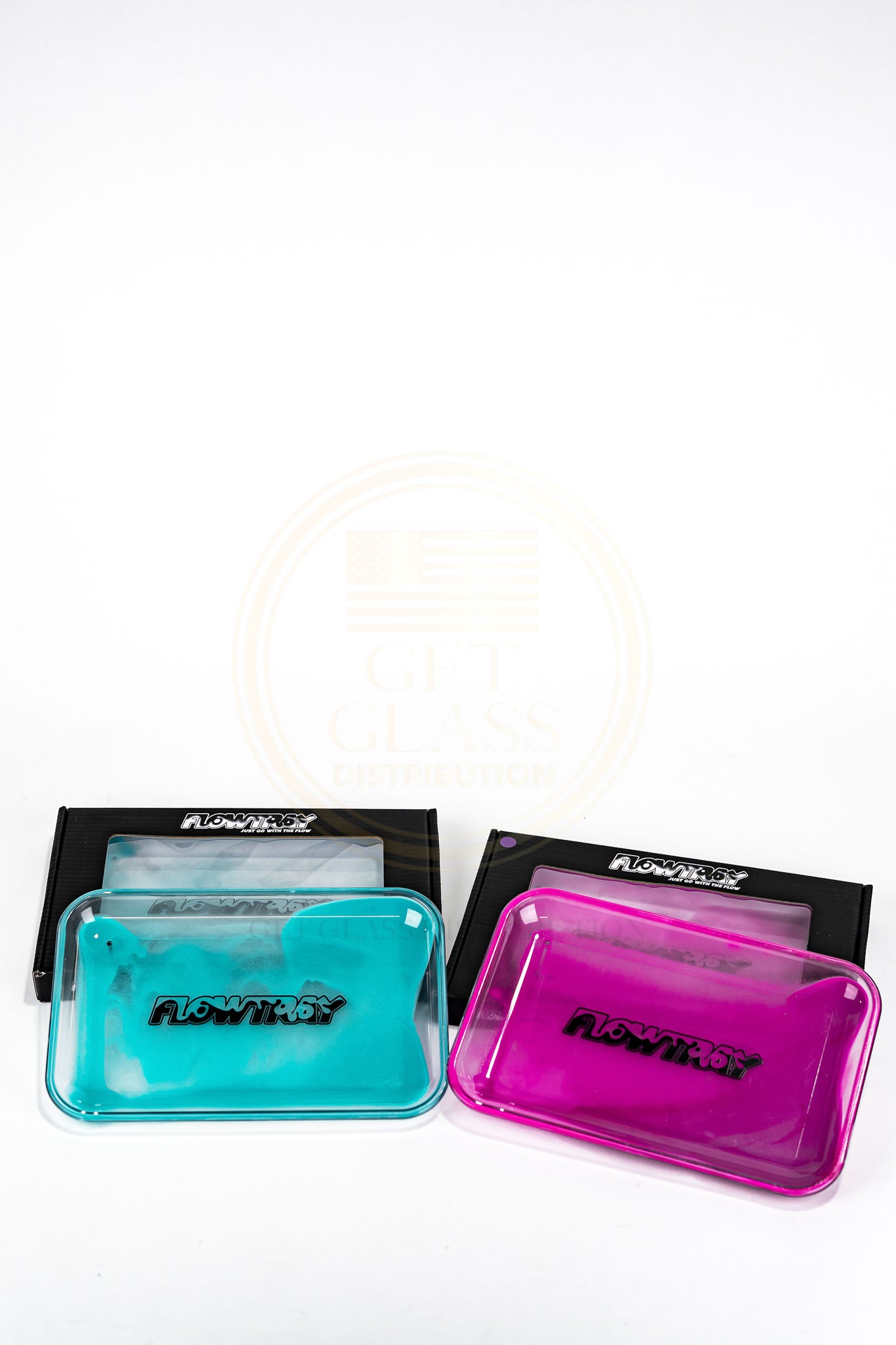 Flowtray - Fluorescent Slim Rolling Tray | Single Unit Main image