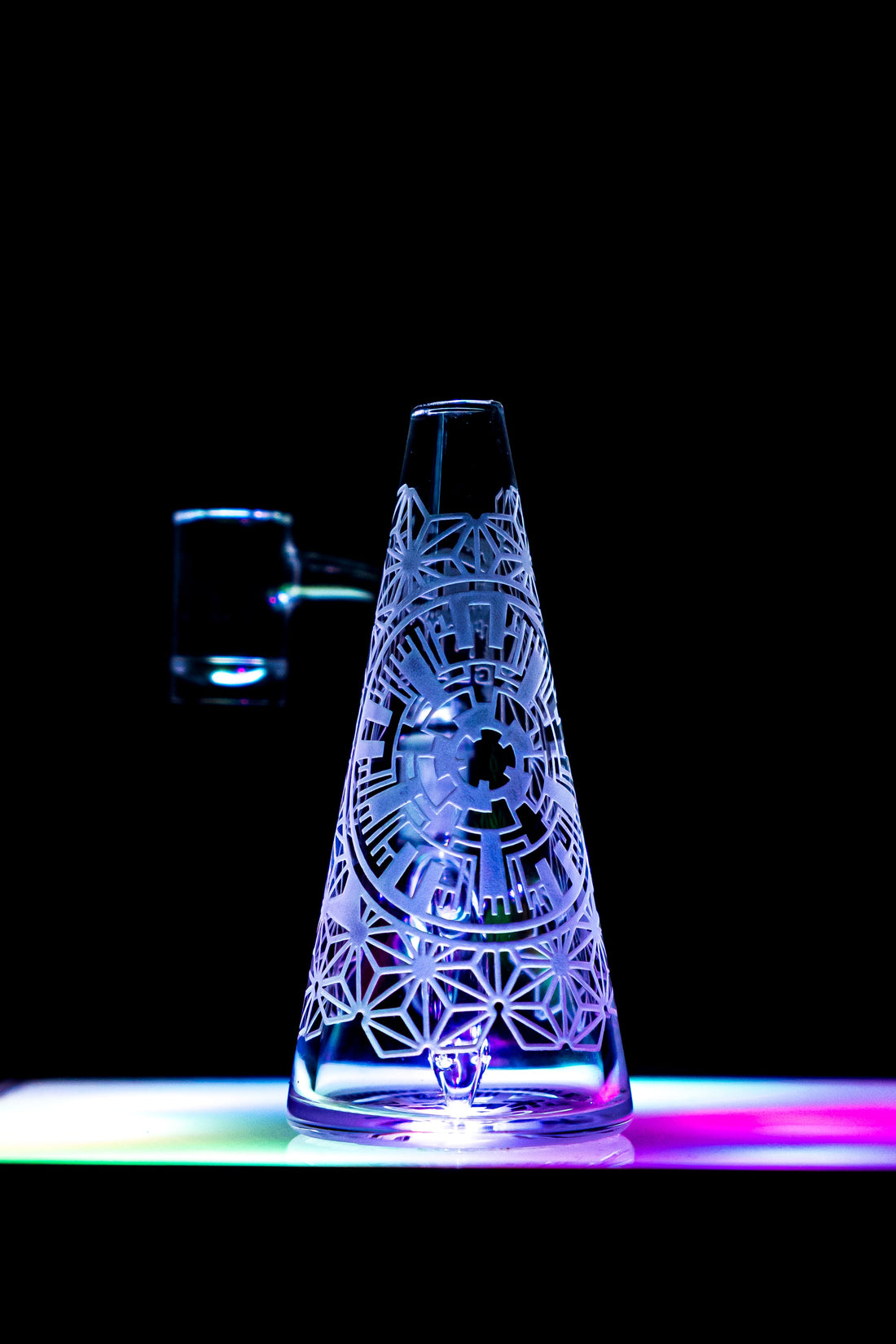 IC Glass Cone Rig Engraved