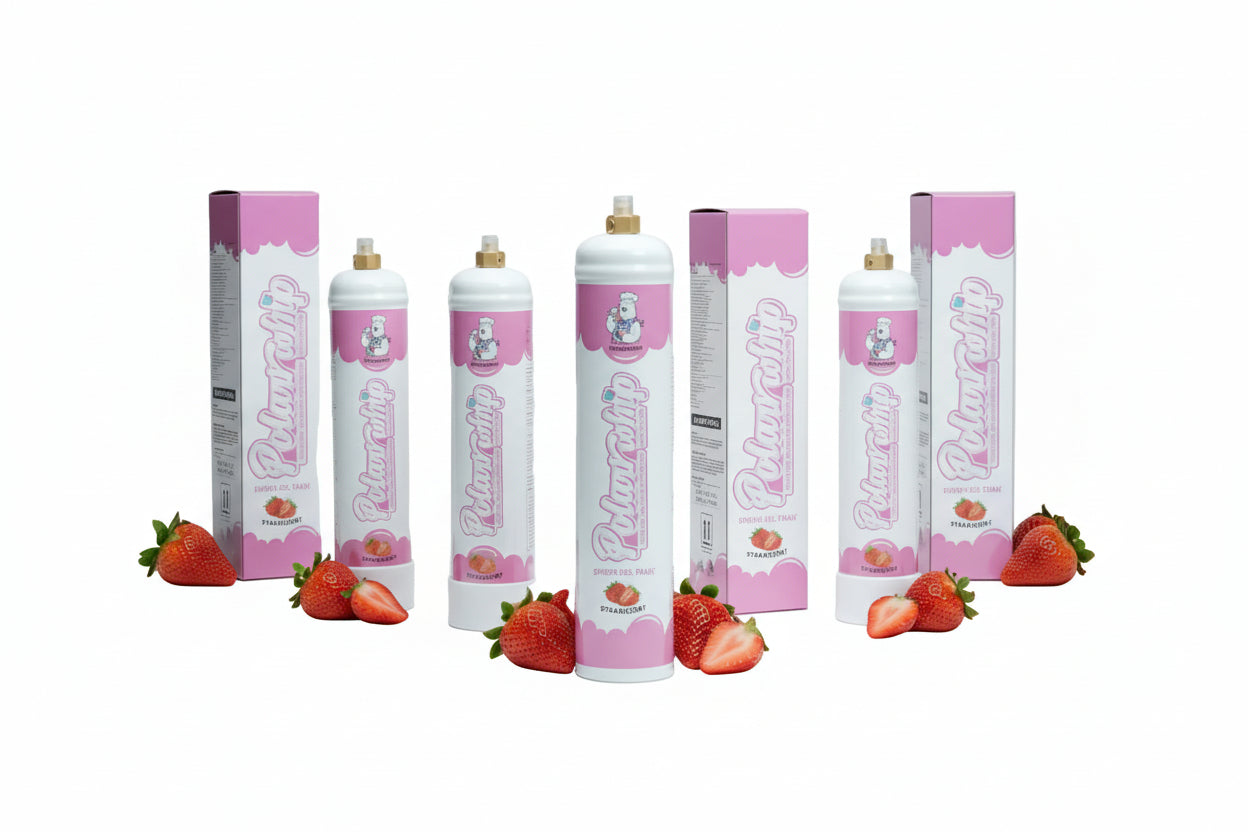 Polar Gas 640G |  FOOD-GRADE CREAM CHARGER FOR FOOD/CATERING  PURPOSE ONLY | 6TANKS/CASE