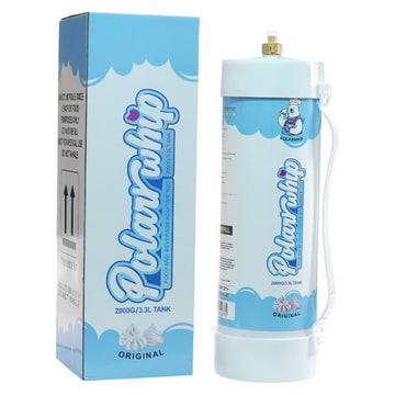 Polar Gas 2000G |  FOOD-GRADE CREAM CHARGER FOR FOOD/CATERING  PURPOSE ONLY | 2TANKS/CASE