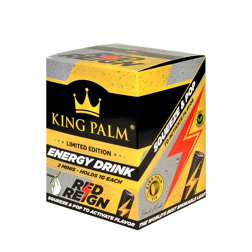 King Palm 2 MINIS -Holds 1G Each | Squeeze & POP | 20Pouches/Display