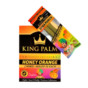 King Palm 2 MINIS -Holds 1G Each | Squeeze & POP | 20Pouches/Display