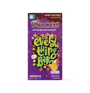 Day Dreamers Artisan Belgian - Chocolate Bar | 600MG | Blister Pack 6 pcs | 10 Pack/Box