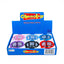 Display of 6 Character Silicone Glass Ashtrays for Wholesale