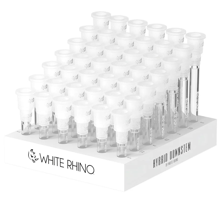 36-count premium glass downstem display for wholesale bong replacement parts