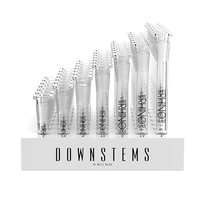 36-count premium glass downstem display for wholesale bong replacement parts