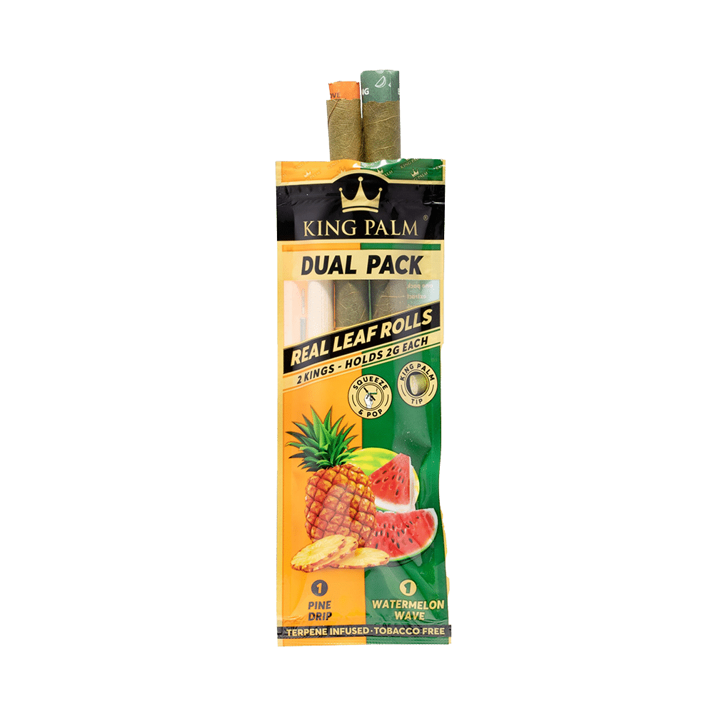 King Palm - Leaf Tubes |Dual Pack | Pack 2G Each | 20Pack/box | WR11