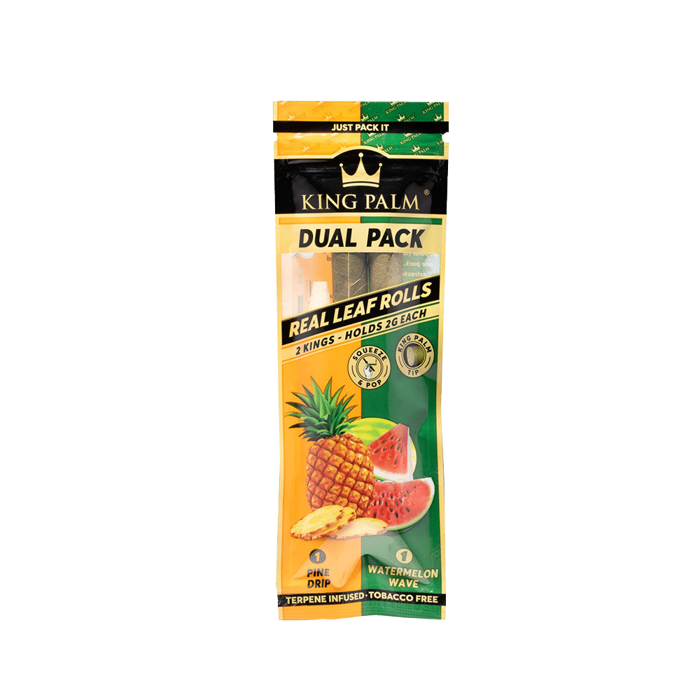 King Palm - Leaf Tubes |Dual Pack | Pack 2G Each | 20Pack/box | WR11