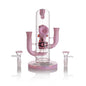 Durable IC GLASS dual bowl rig pink 