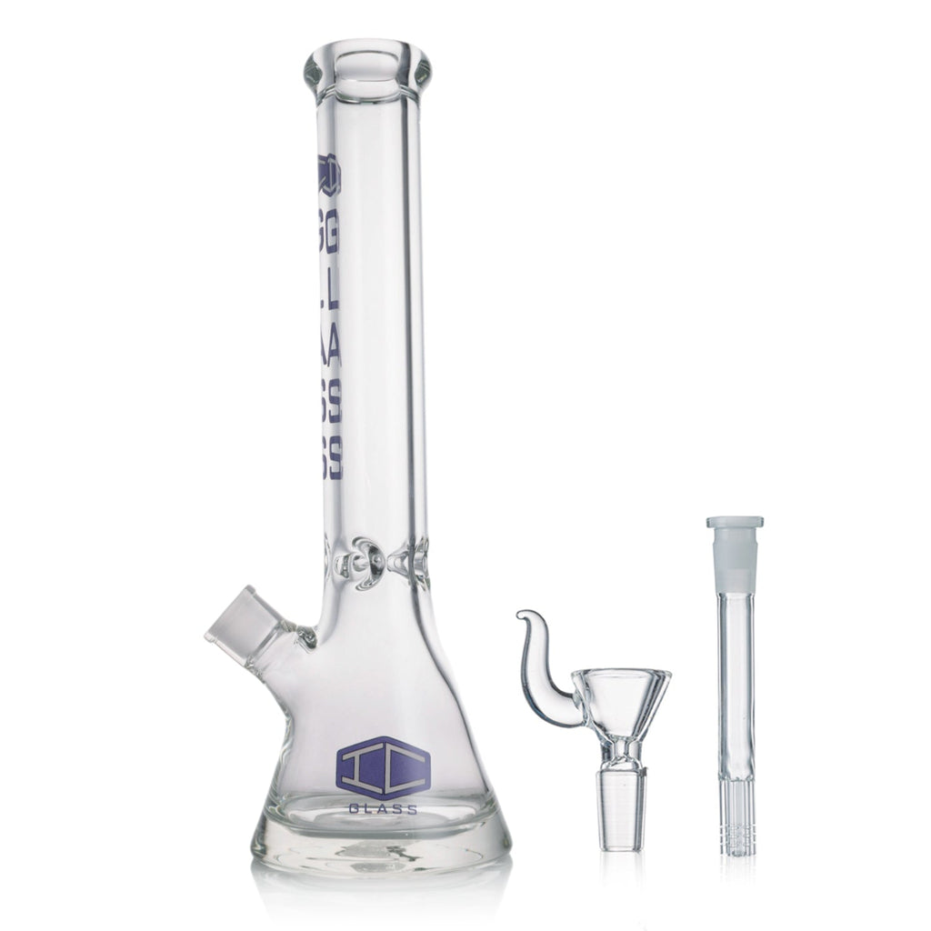Durable heavy base beaker bong 