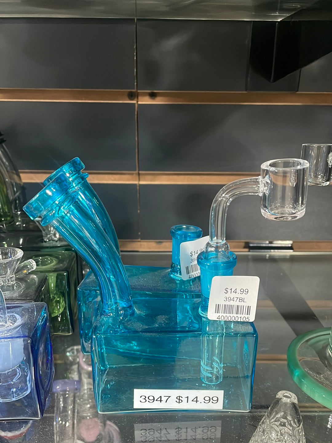 Rectangle Rig Water Pipe | Assorted