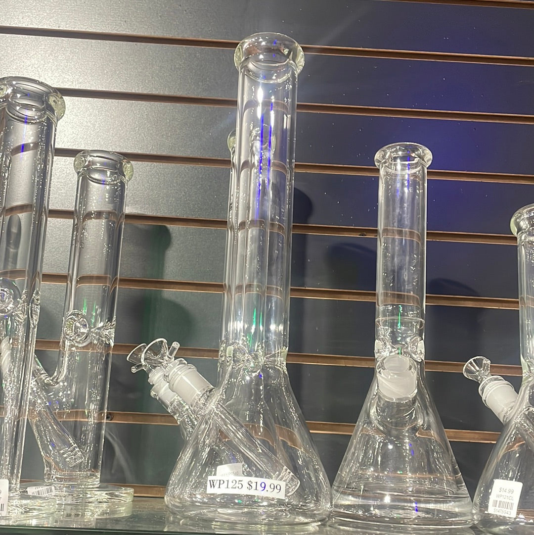 Waterpipe 16" clear beaker 5mm Main image