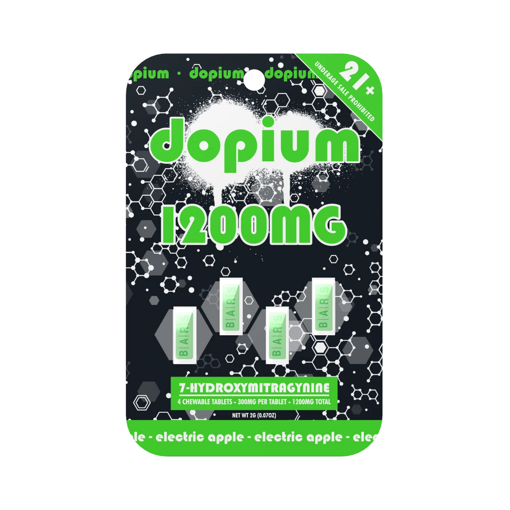 Dopium - 1200mg | 7-Hydroxymitragynine | 4x300mg | Single Unit