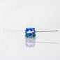 Empire Glassworks metal poker wand, Koi The Pond design with colorful marbles