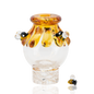 Empire Glassworks Spinner Cap in Bee Hive design