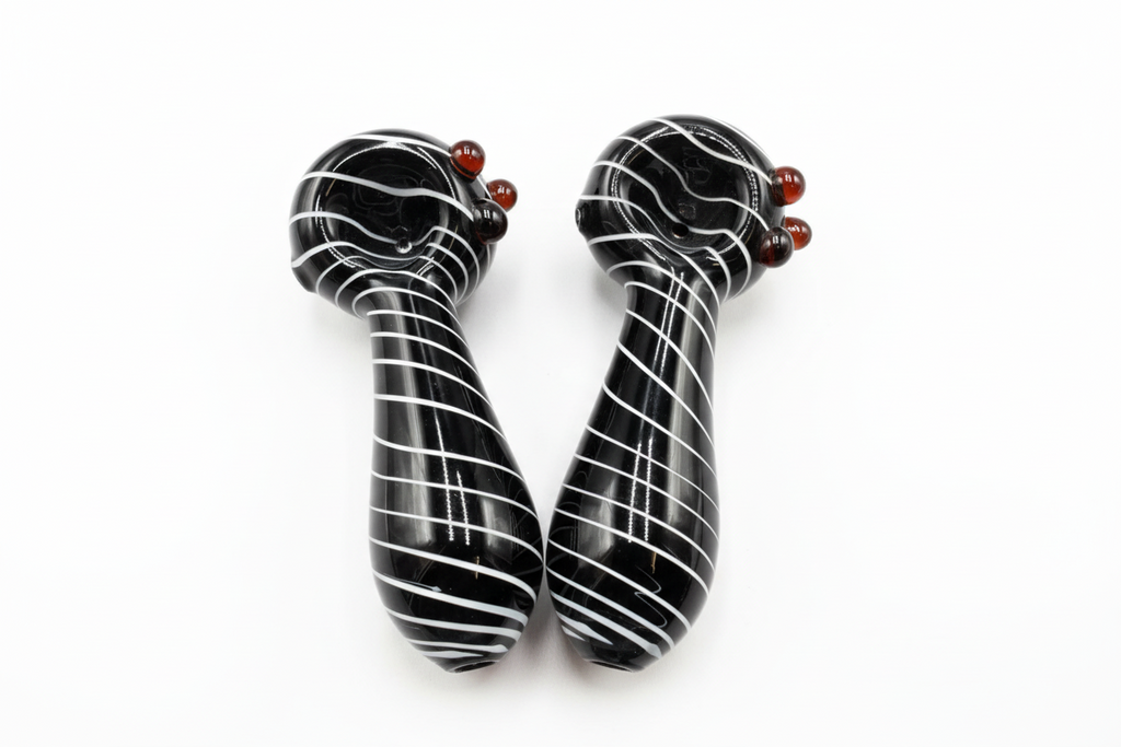 Zebra Stripes Thunderstorm - Wholesale Hand Pipe