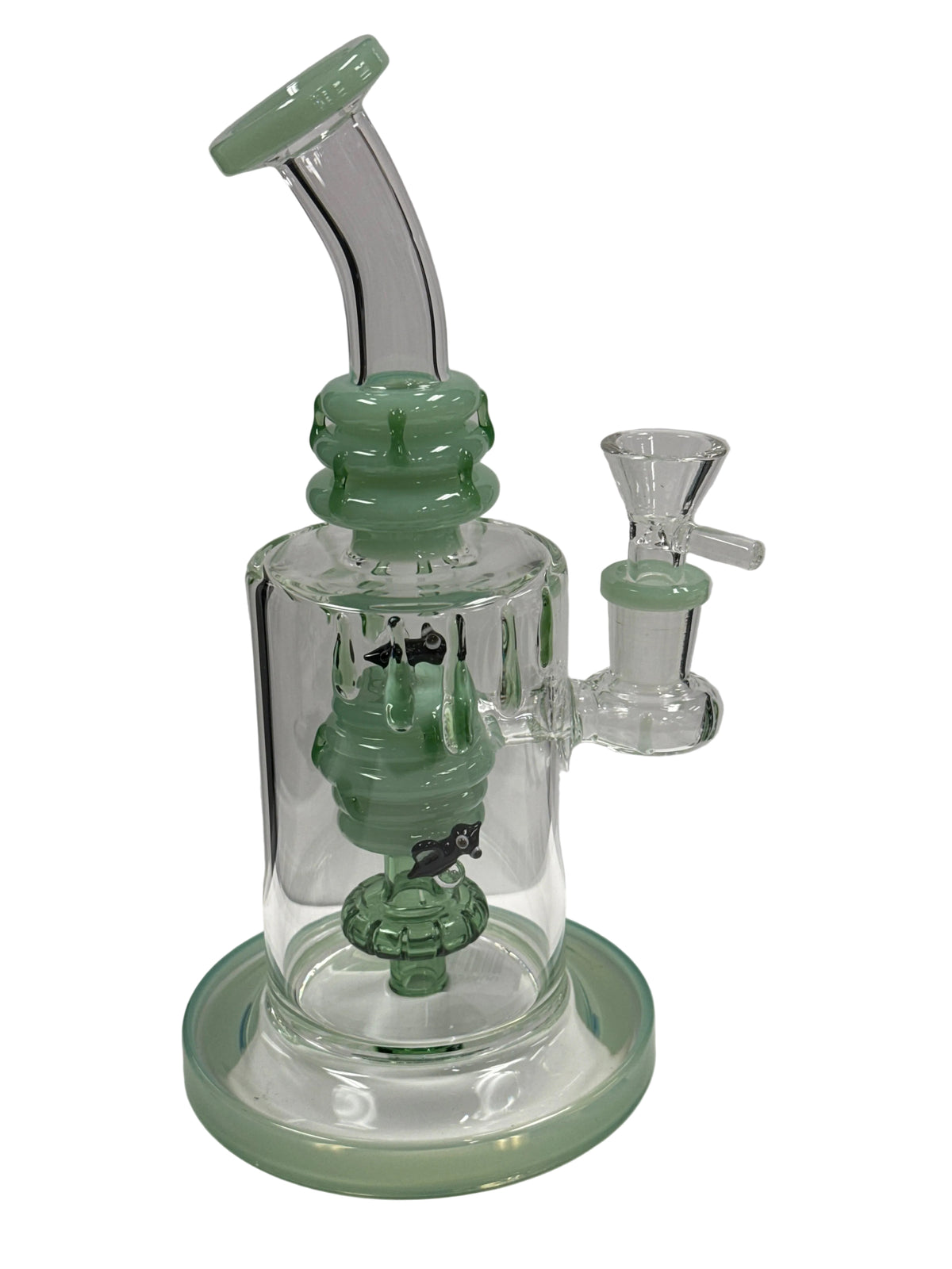 Honey drip water pipe with disc perc | WP5321