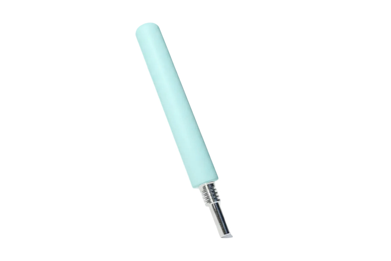 Silicone - 5" Dab Straw With Titanium Tip | Single Unit Main image