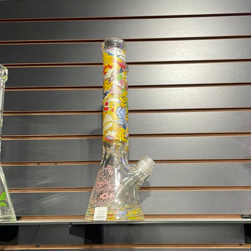 SCI-FI | Beaker with Comic printed and Ice- pinch |  15"