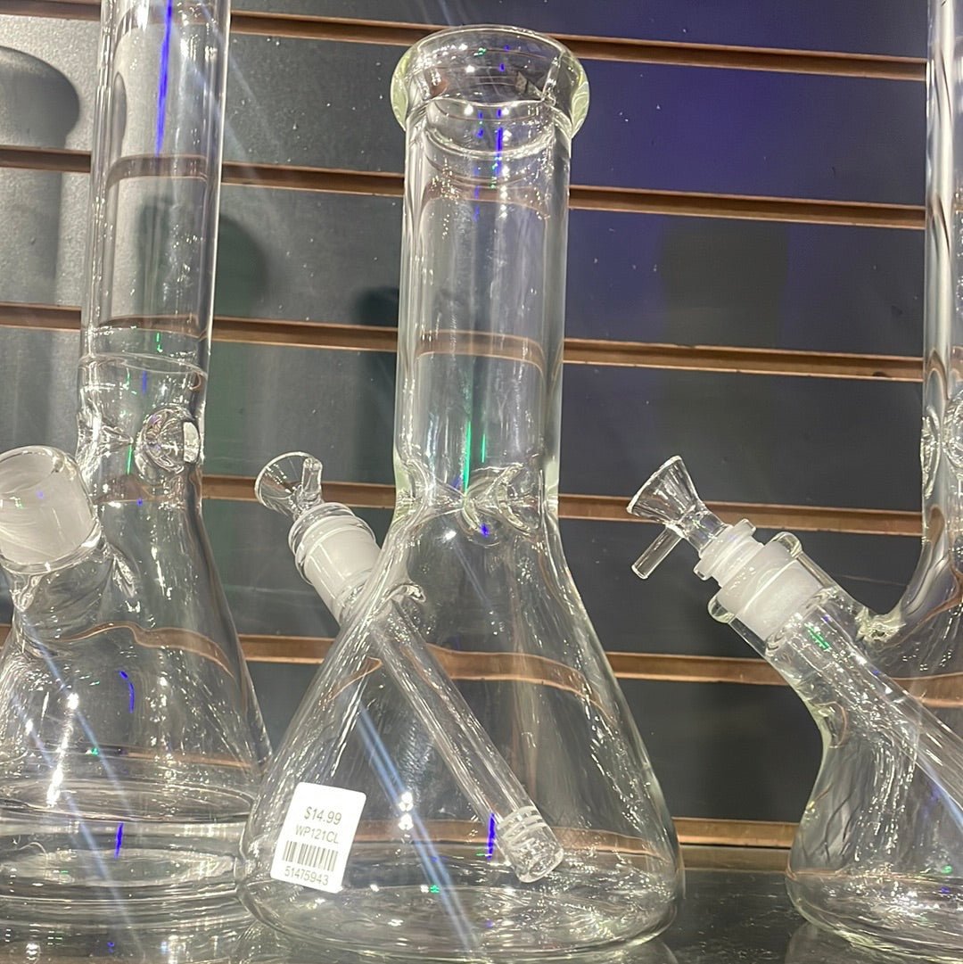 Waterpipe 10" clear beaker Main image