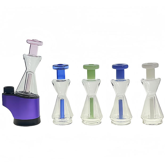 Puffco Peak & Peak Pro Compatible Replacement Glass - 5" Assorted Hour Glass