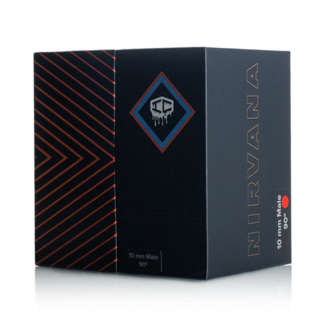 Five-color selection of IC Glass NIRVANA concentrate rigs with terp ball grabber