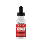 HHEMP CBG+CBD Tincture - Focus |  3000MG | Watermelon Flavor | 12 Ct/Box