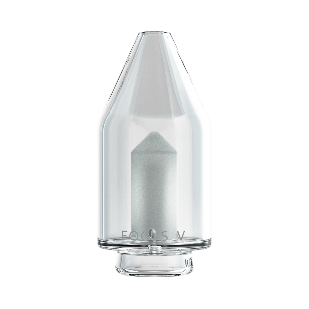 Focus V Carta Glass Top compatible with Carta and Carta 2 for smooth, flavorful vapor sessions.