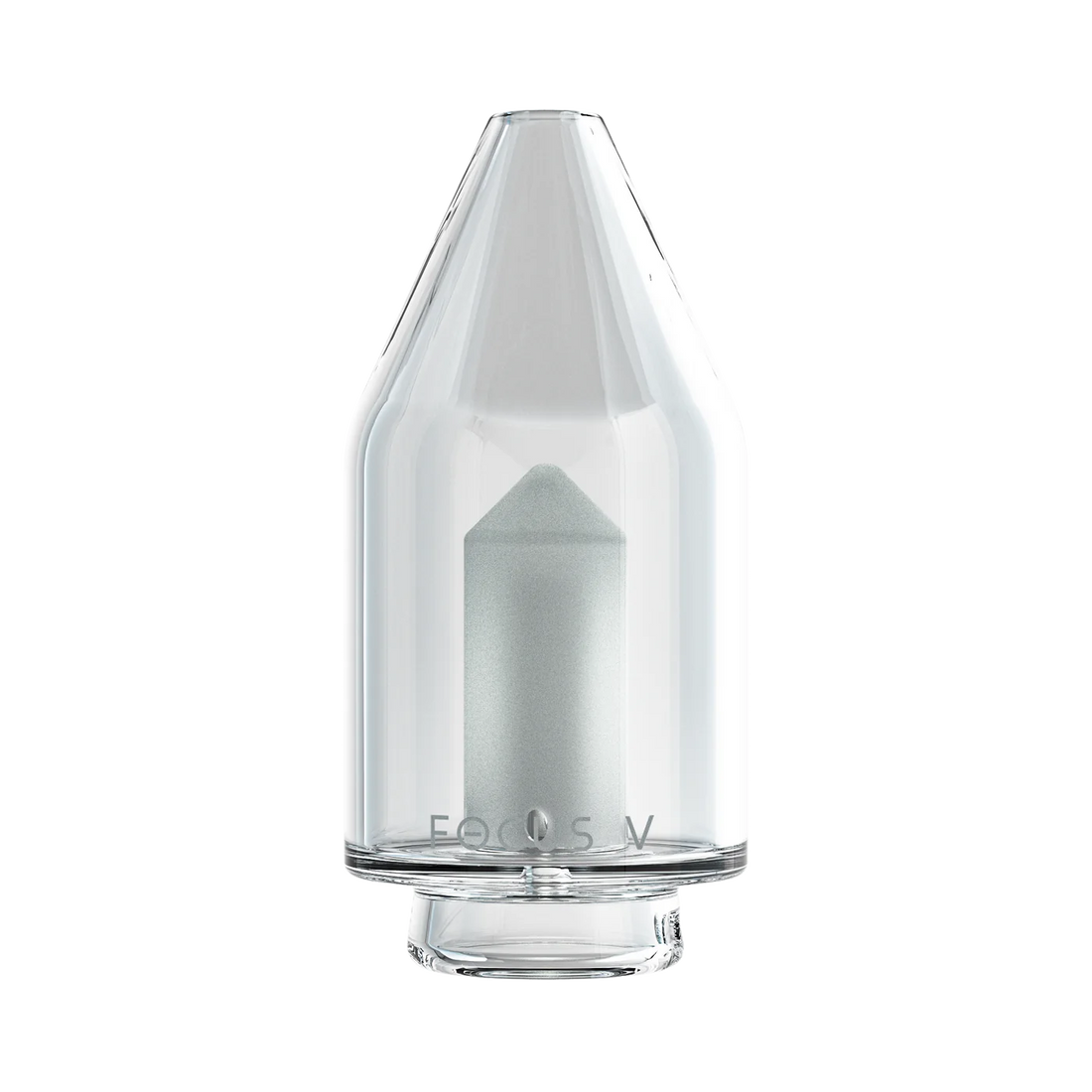Focus V Carta Glass Top compatible with Carta and Carta 2 for smooth, flavorful vapor sessions.