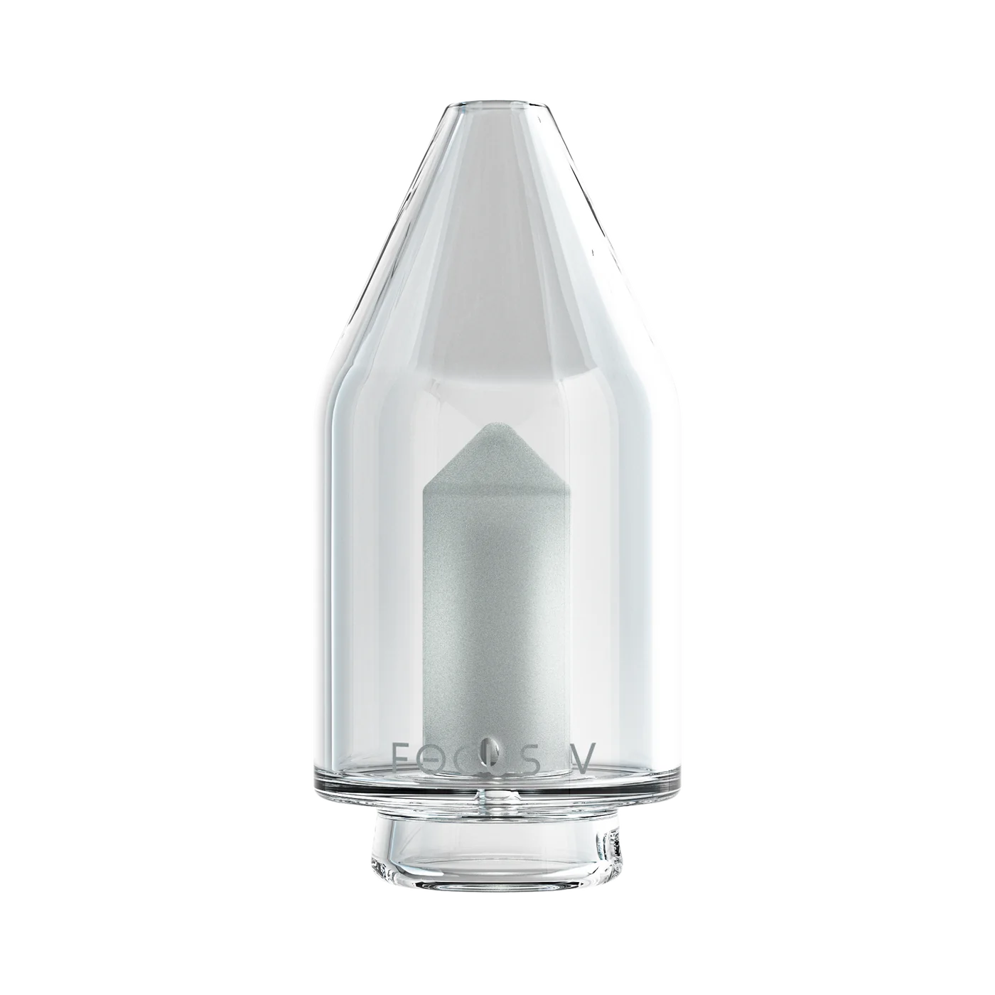 Focus V Carta Glass Top compatible with Carta and Carta 2 for smooth, flavorful vapor sessions.