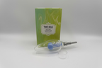The EGG - Nectar Collector with Perc | Stainless Steel Tip | Glass Dish | Single Unit