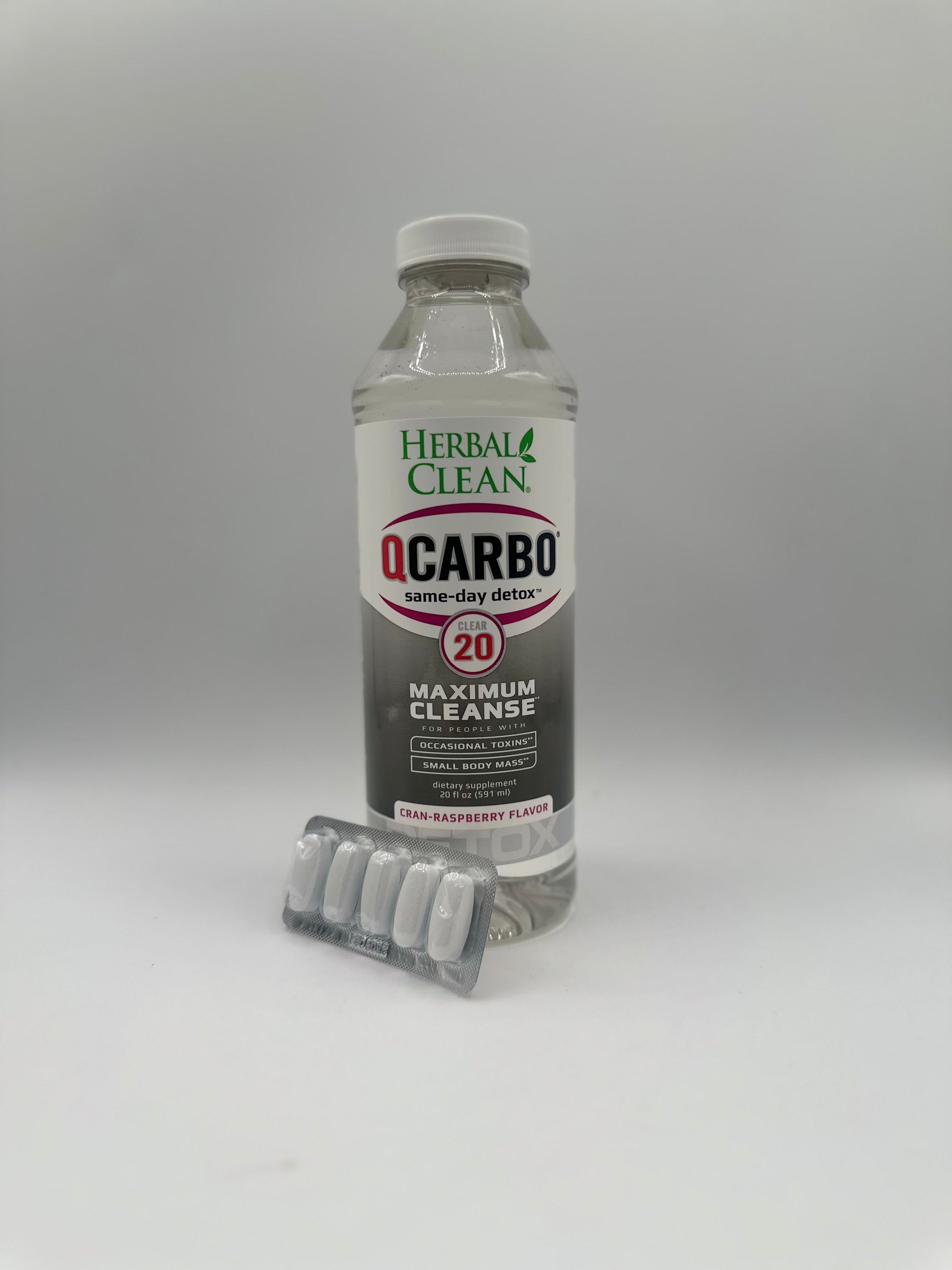 QCarbo Herbal Clean - 20oz Clear Detox Kit | Single Unit Secondary image