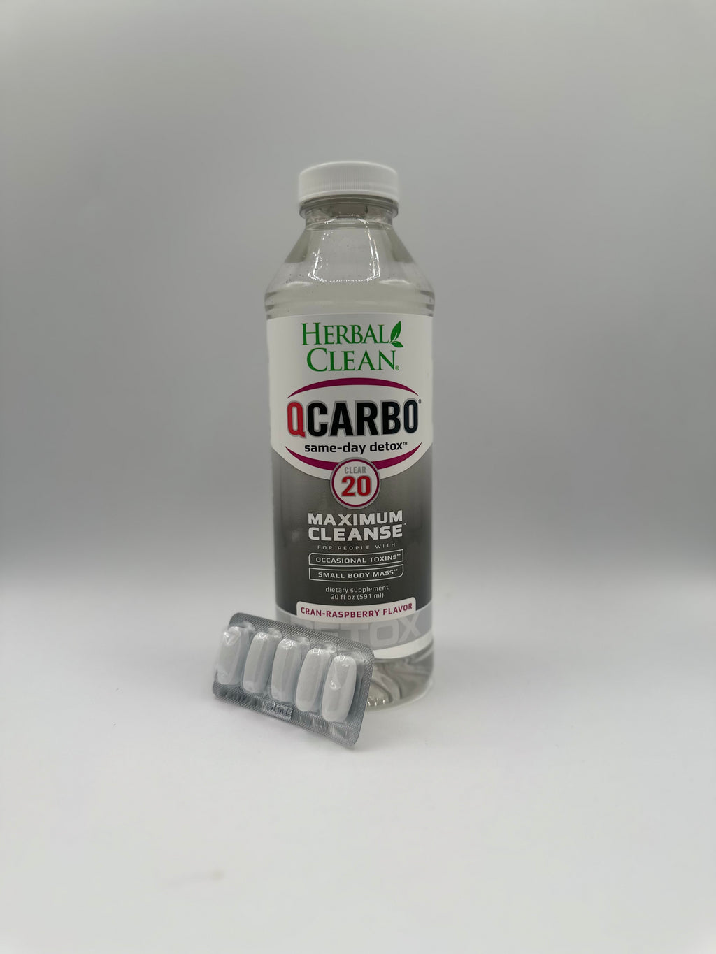 QCarbo Herbal Clean - 20oz Clear Detox Kit | Single Unit