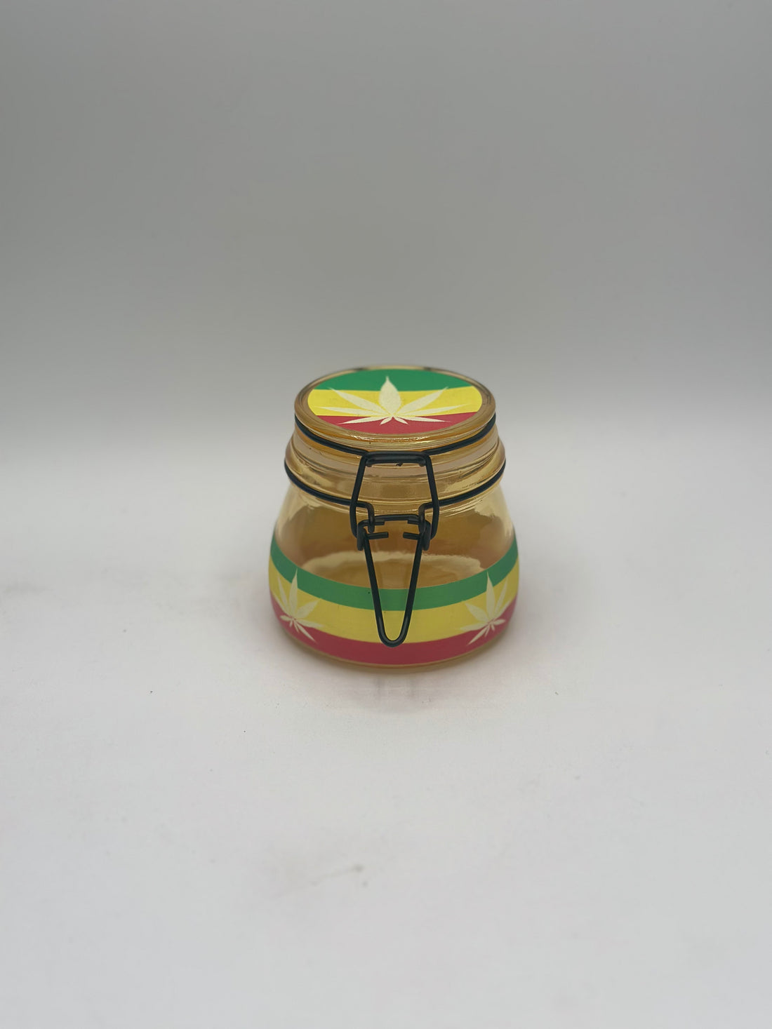 Faded Daily Glass Storage Jars | Glow In The Dark | Assorted Design Jars | 6 Count Box
