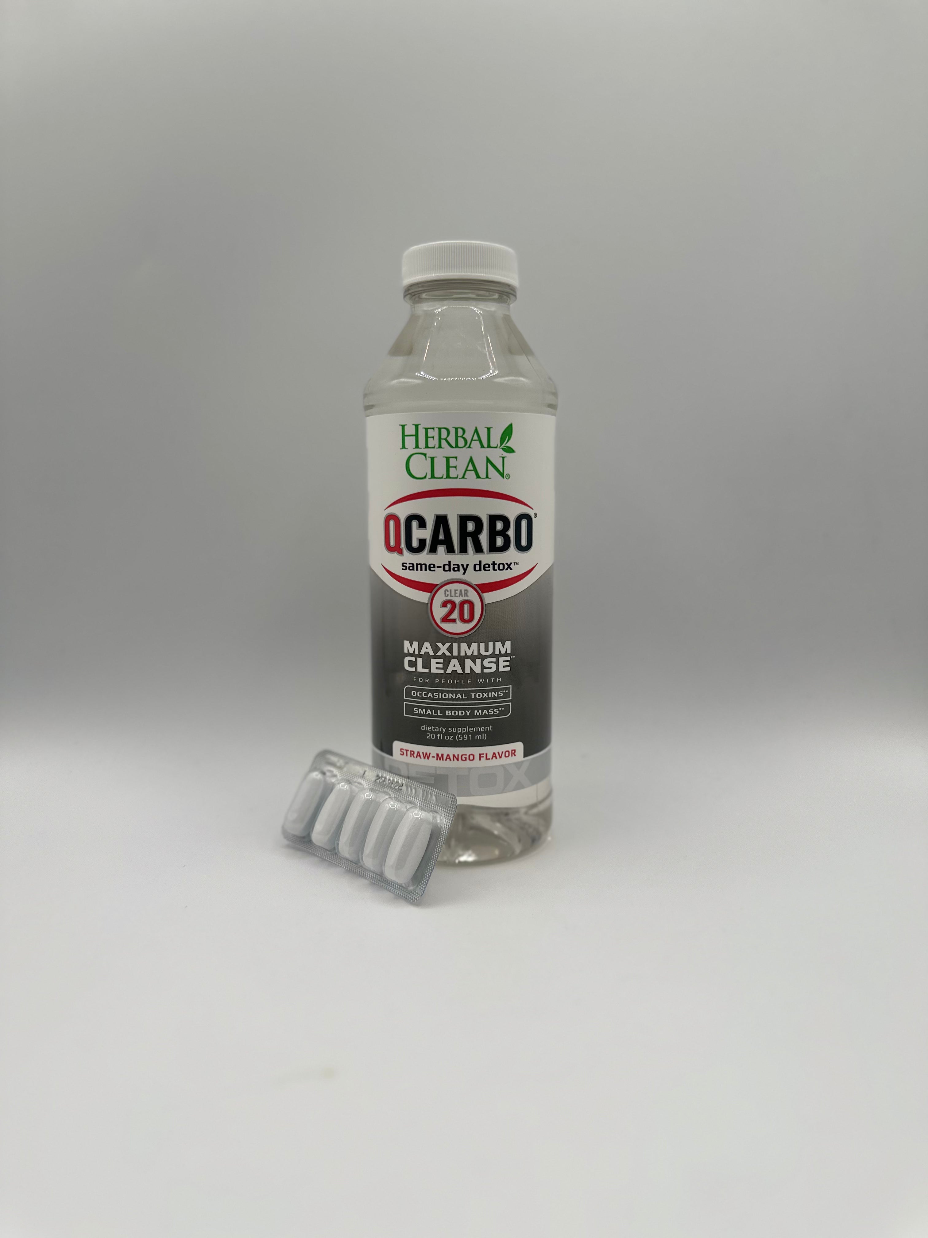 QCarbo Herbal Clean - 20oz Clear Detox Kit | Single Unit Main image