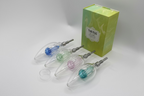 The EGG - Nectar Collector with Perc | Stainless Steel Tip | Glass Dish | Single Unit