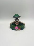 Mushroom on top of Monster & holding ash tray Ceramic