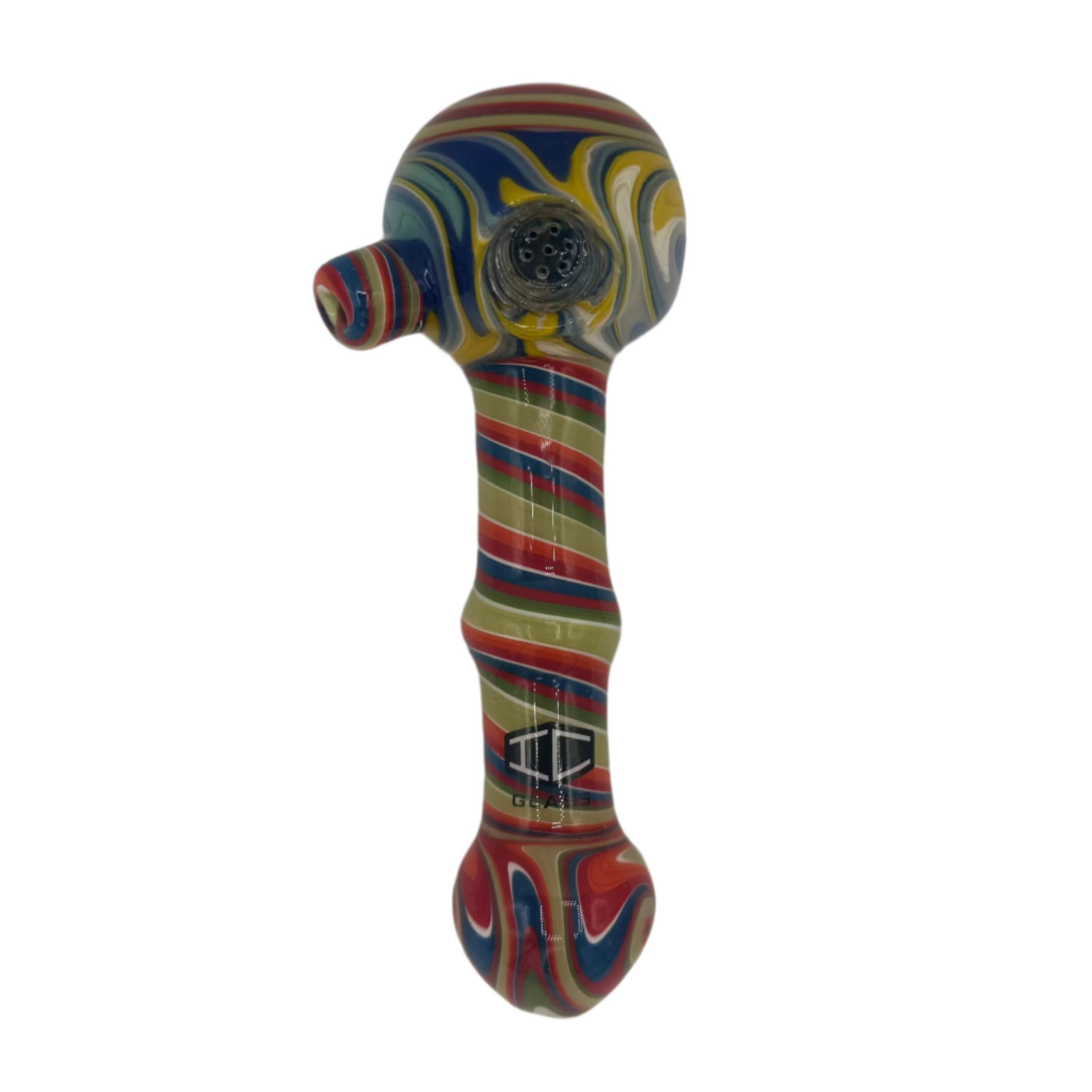 IC GLASS - swirl & wig wag design hand