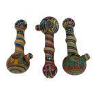 IC GLASS - swirl & wig wag design hand