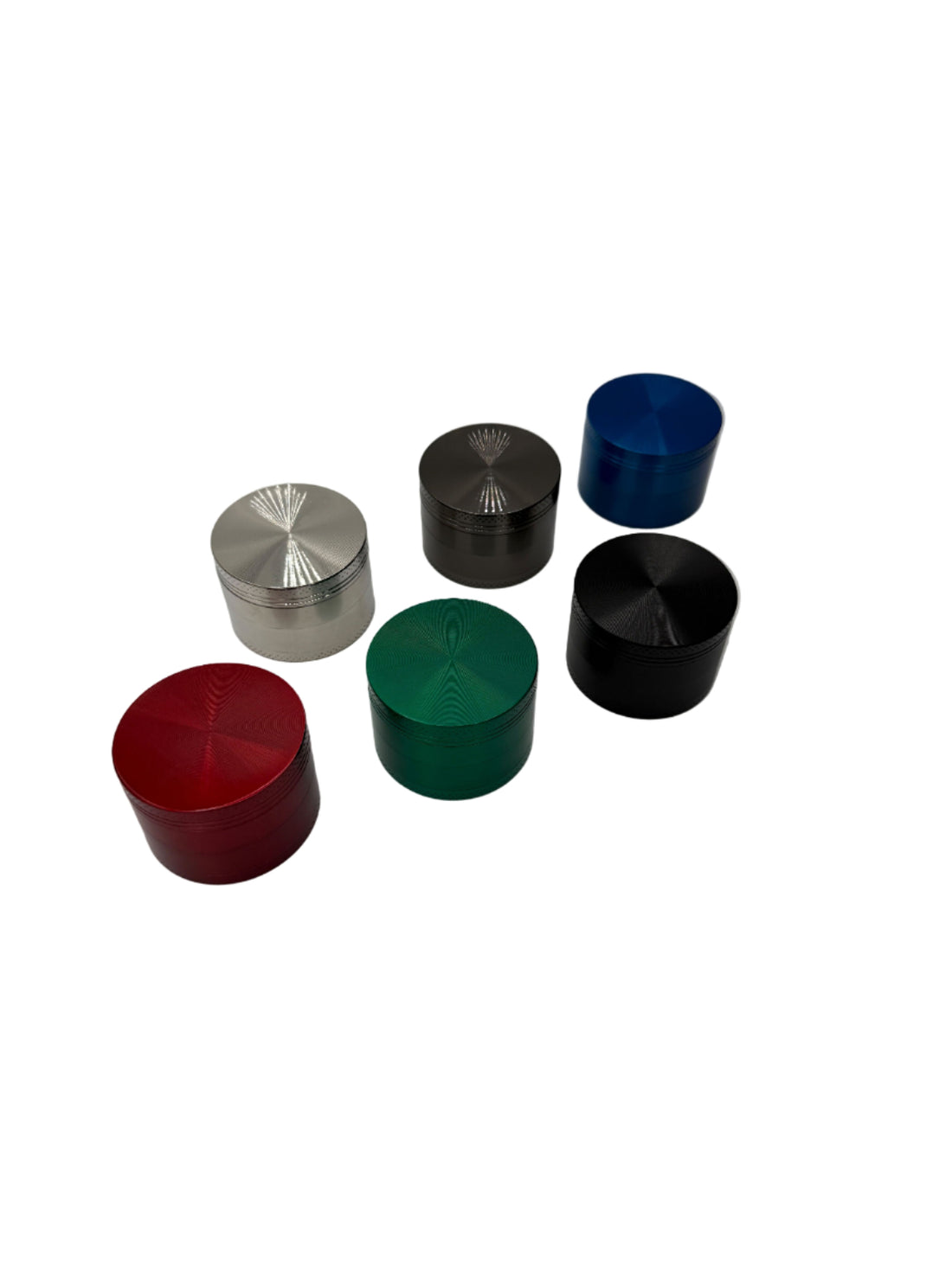 50MM Full Color Zinc Grinder – Wholesale 12-Pack