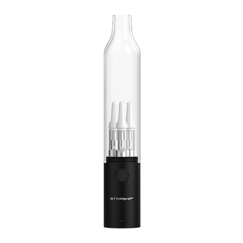Hamilton Device - STARSHIP Triple Cartridge | Wax Coil Battery | Single Unit | BLACK