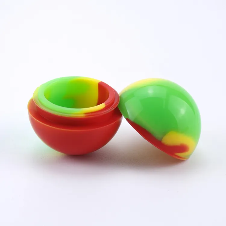 Silicone - Gadget Ball Silicone Wax Container | 50 Units / Jar | Jar