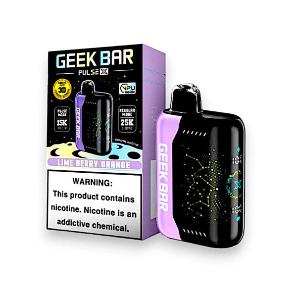 GEEKBAR PULSE X  Disposable Vape 25K  puff, dual mesh coils | 5Units/Box